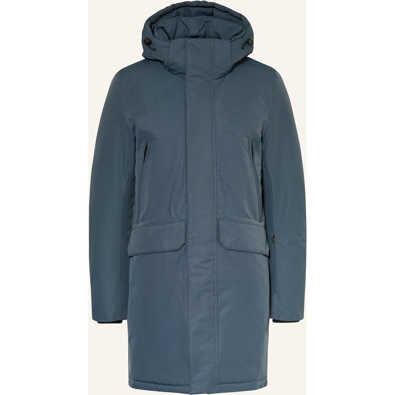 Ecoalf Parka Mit Abnehmbarer Kapuze blau