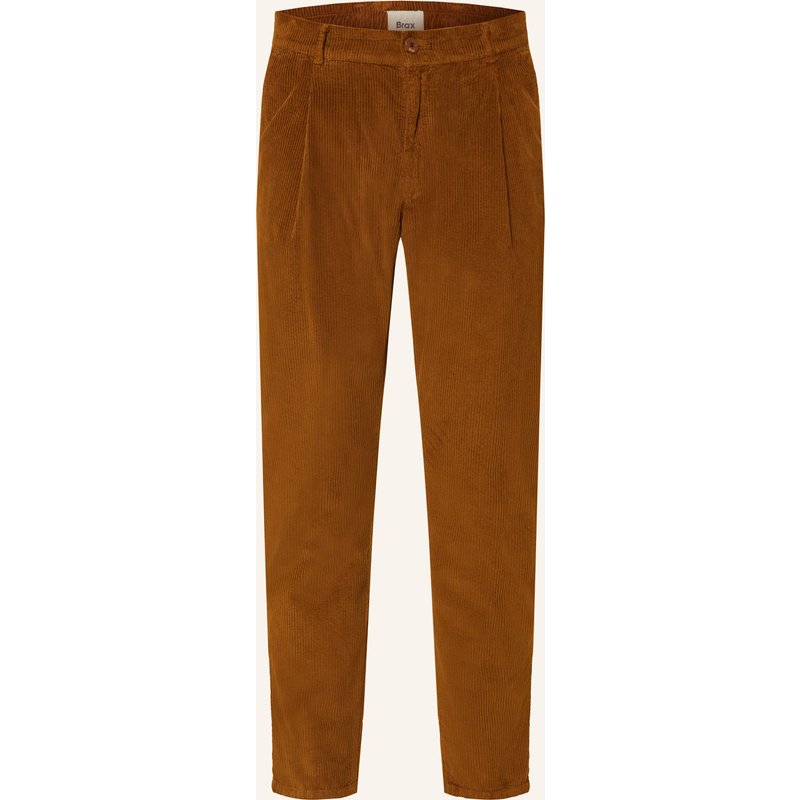 Brax Cordhose Tino Relaxed Tapered Fit braun