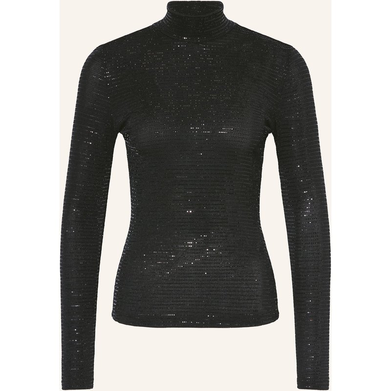 Hugo Longsleeve Drisila Mit Pailletten schwarz