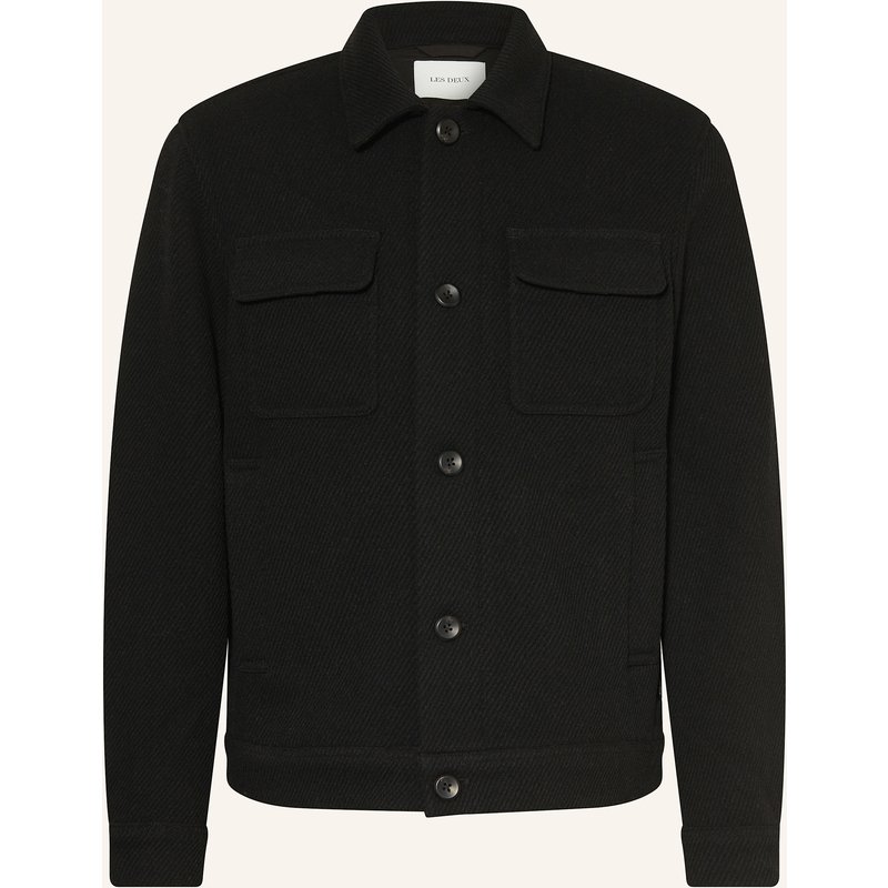 Les Deux Overjacket Nash schwarz