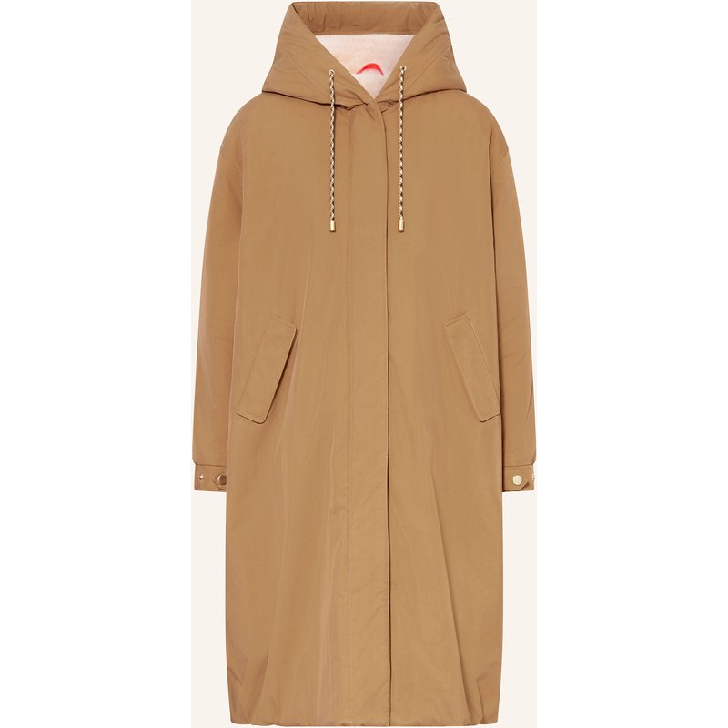 No.1 Como Parka Mit Teddyfell beige