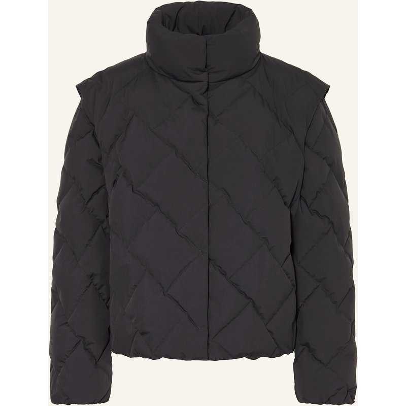 Herno Daunenjacke Mit Abnehmbaren Ärmeln schwarz