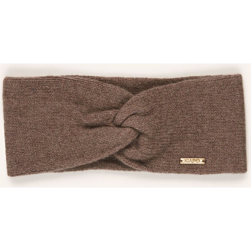 Capo Stirnband Mit Cashmere braun