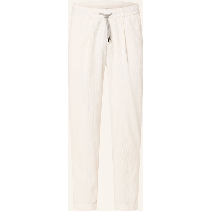 Maerz Muenchen Cordhose Im Jogging-Stil Slim Fit weiss