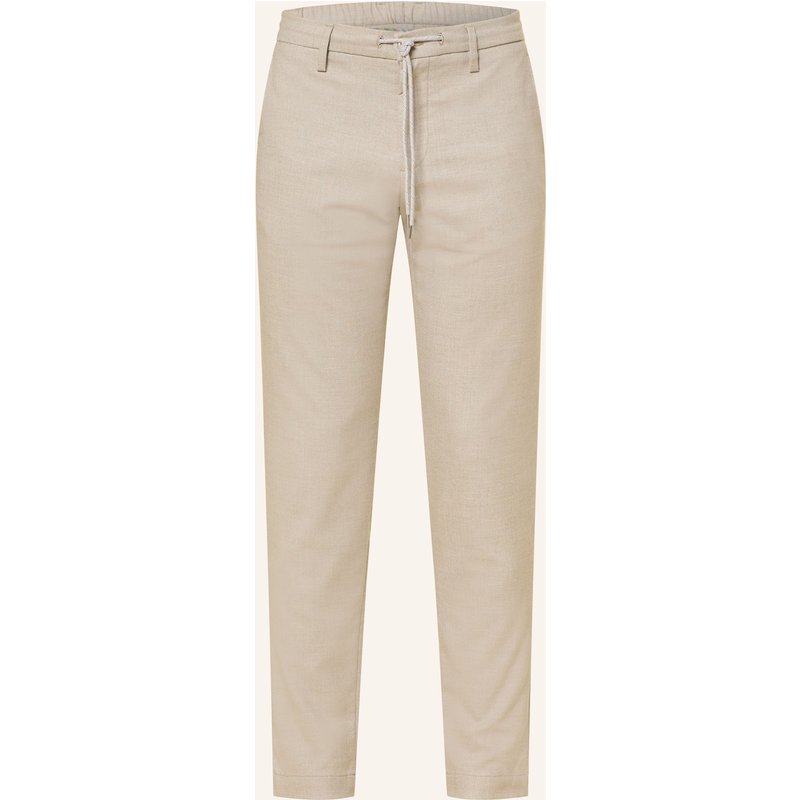 Alberto Chino Jump Im Jogging-Stil Slim Fit beige