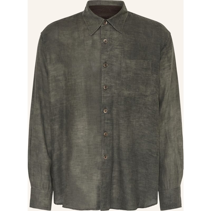 Our Legacy Hemd Above Slightly Oversized Fit gruen