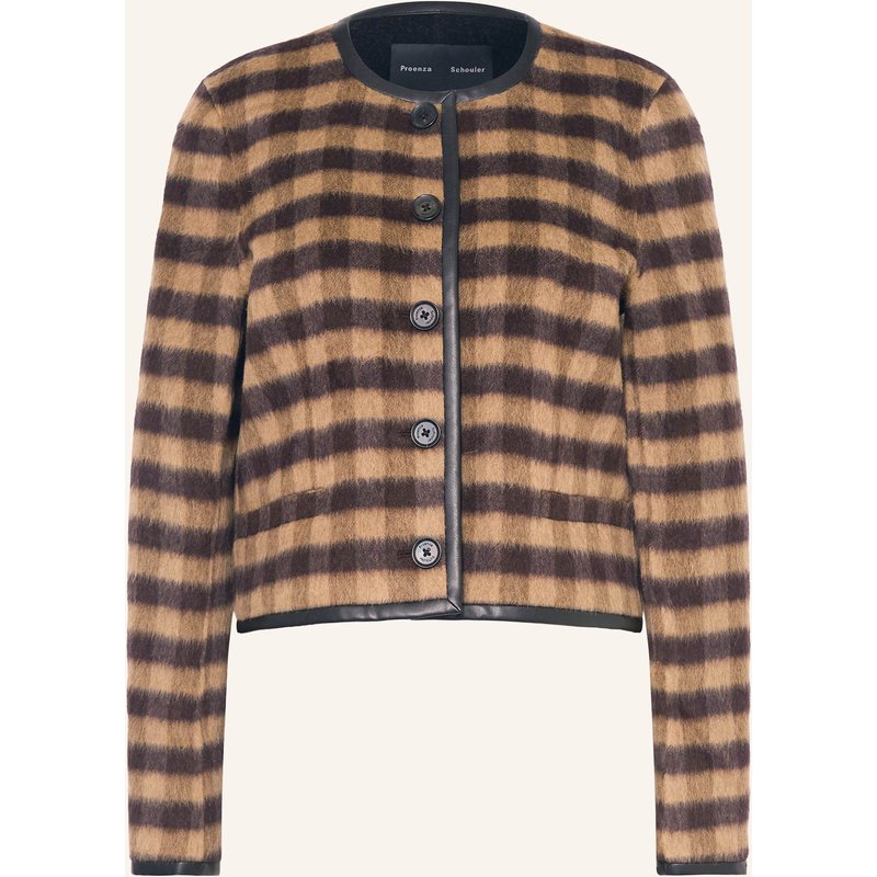 Proenza Schouler Kastenjacke Helene Mit Alpaka braun