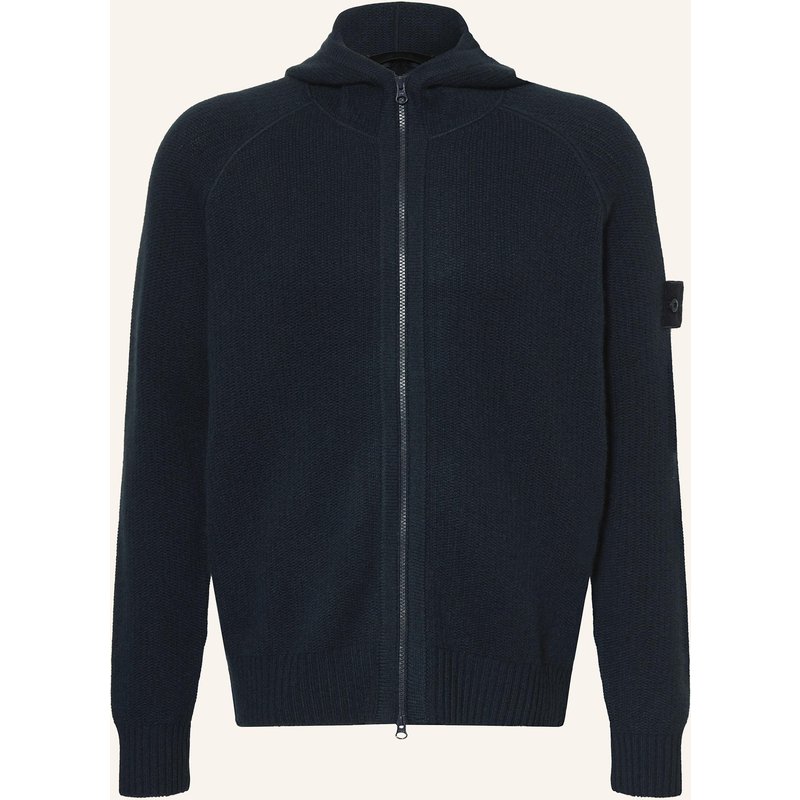 Stone Island Strickjacke Ghost Aus Cashmere blau