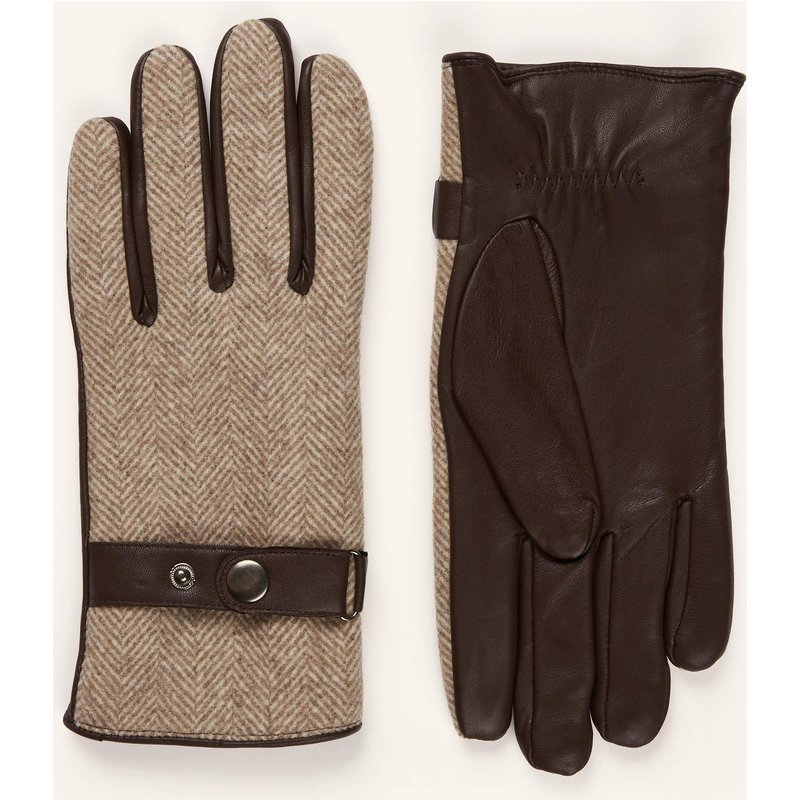 Strokesman's Lederhandschuhe beige