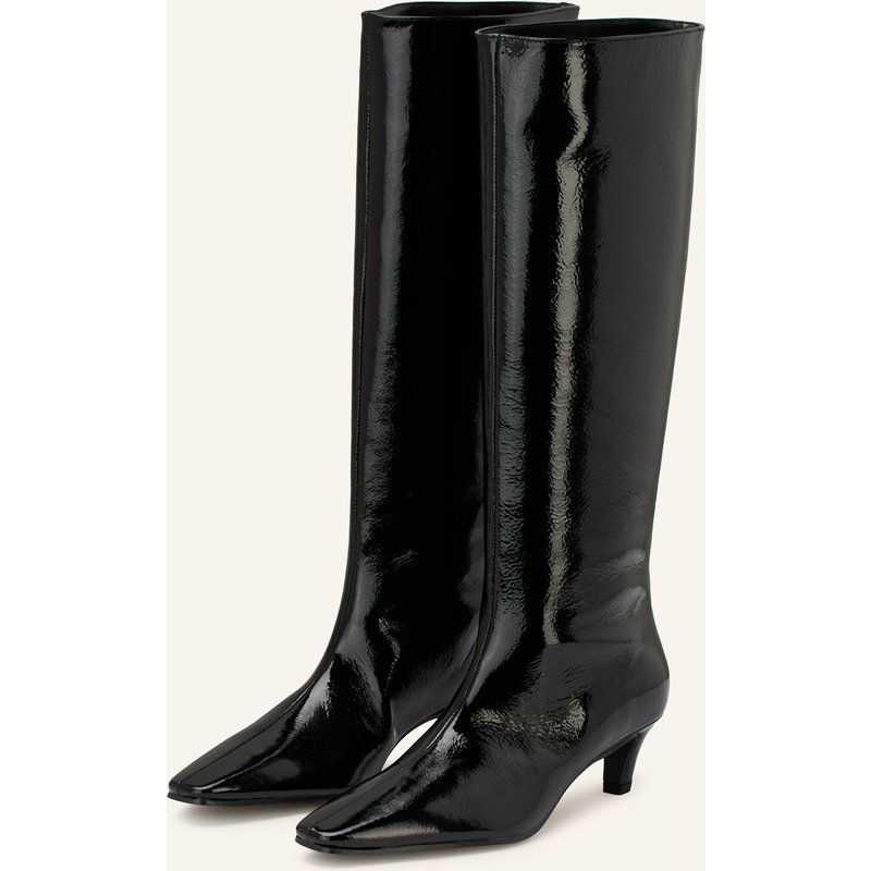 Bianca Di Lackstiefel schwarz