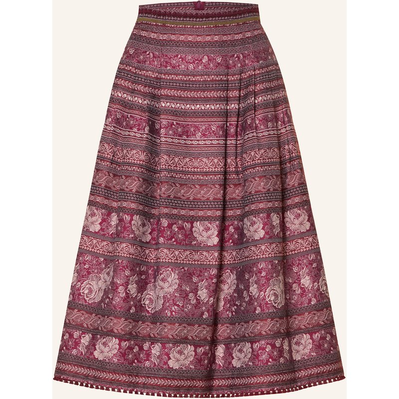 Hammerschmid Jacquard-Trachtenrock Lindau rot