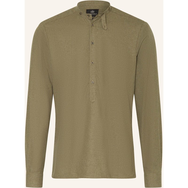 Hammerschmid Trachtenhemd Slim Fit Mit Stehkragen gruen