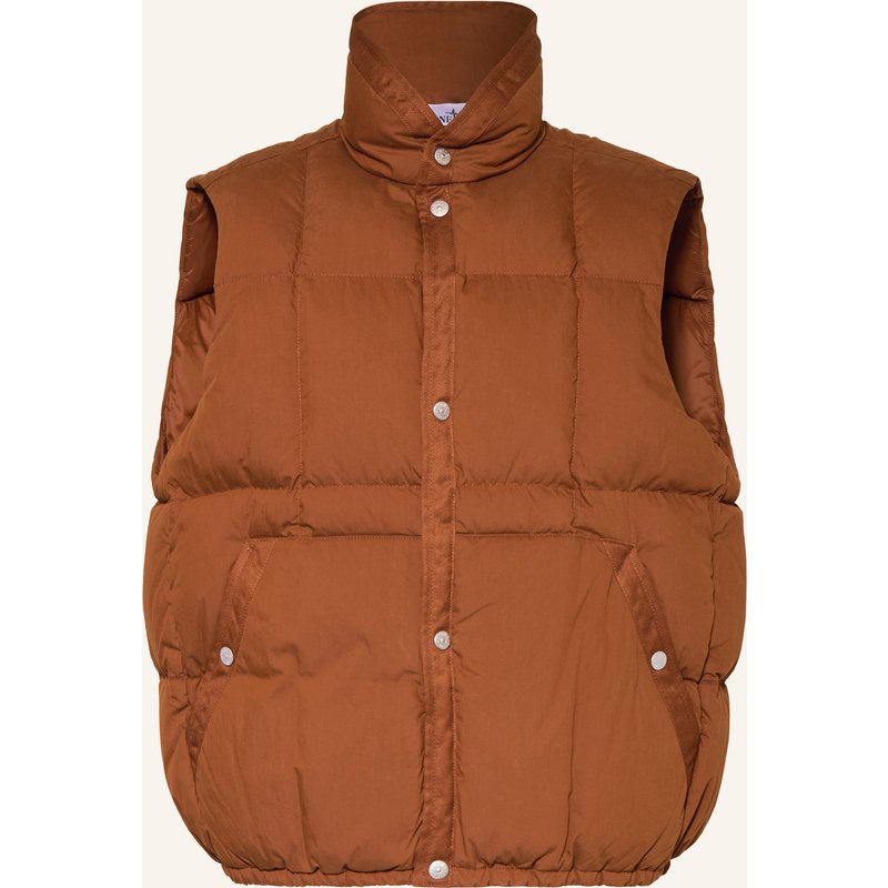 Stone Island Daunenweste Marina braun