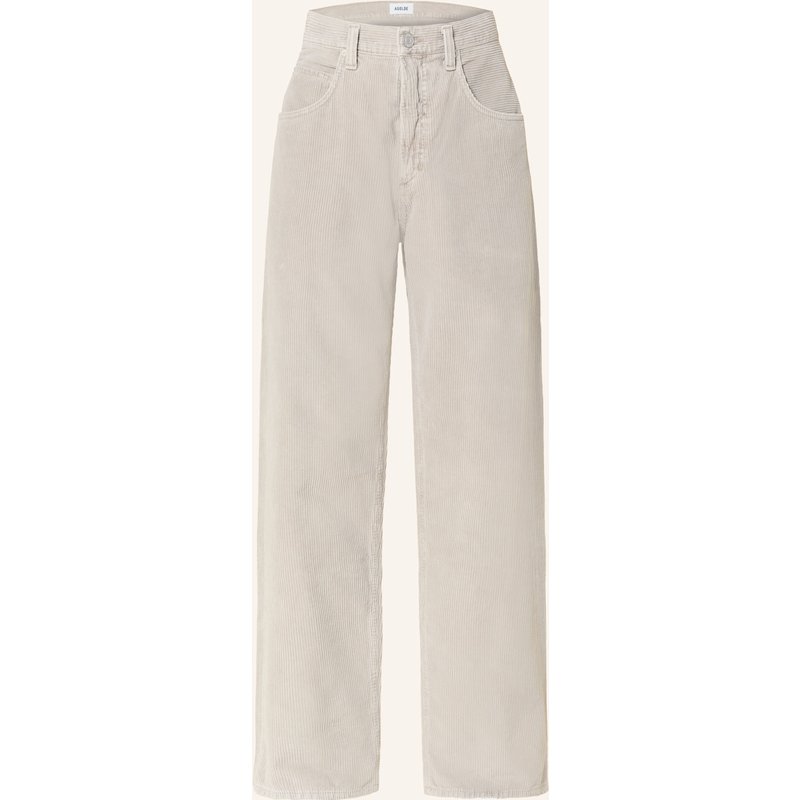 Agolde Cordhose Regular Fit beige