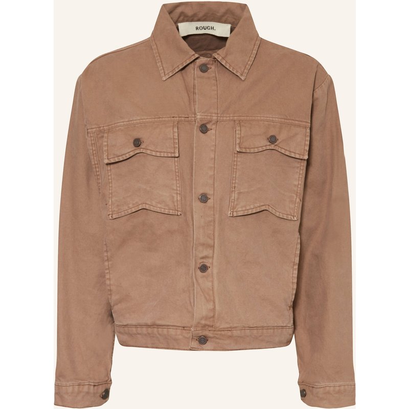 Rough. Jeansjacke braun
