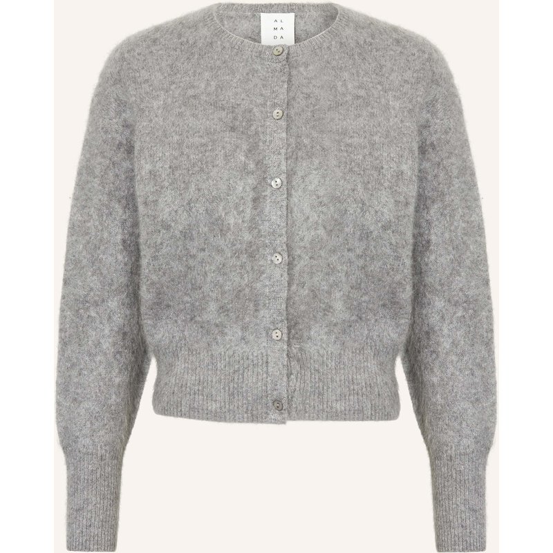 Almada Label Strickjacke Coco Aus Cashmere grau