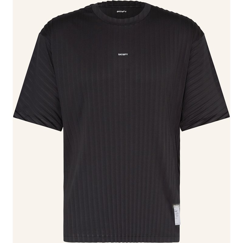 Satisfy Laufshirt Auralite™ Pleated schwarz