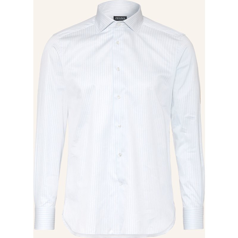 Zegna Hemd Regular Fit blau
