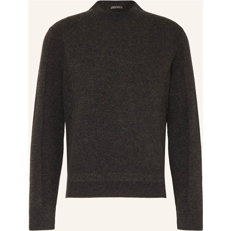 Zegna Pullover Mit Cashmere grau