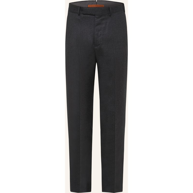 Zegna Hose Slim Fit grau