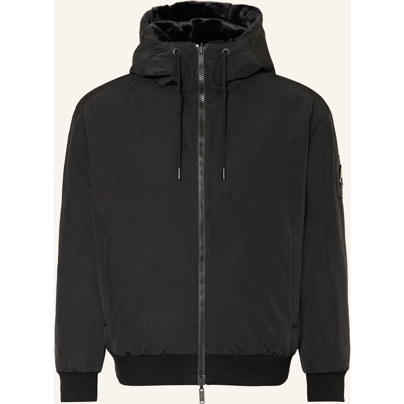 Moose Knuckles Jacke Roland Rev Bunny Zum Wenden schwarz