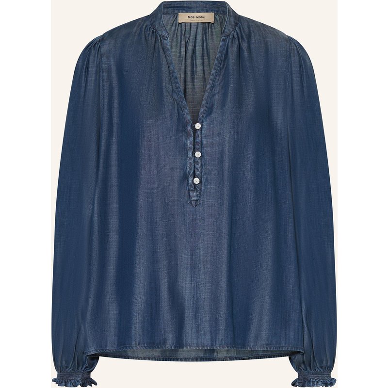 Mos Mosh Blusenshirt Mmtazzin In Jeansoptik blau