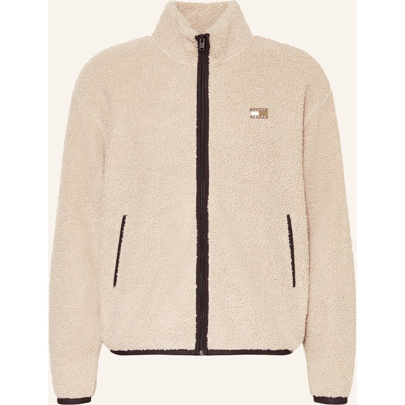 Tommy Jeans Teddyfell-Jacke beige