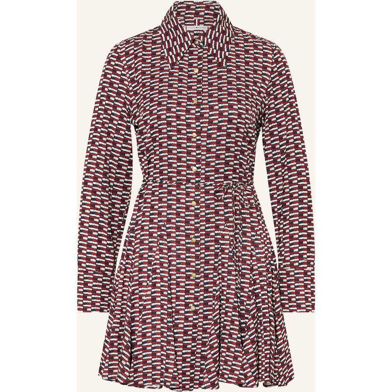 Tommy Hilfiger Hemdblusenkleid rot