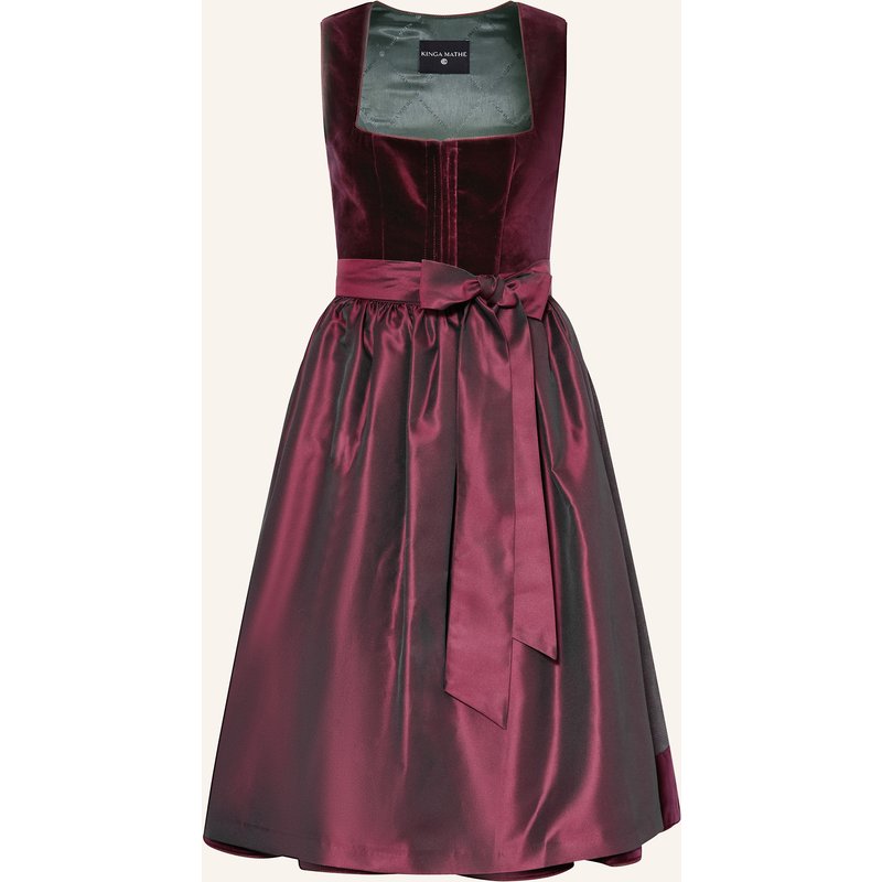 Kinga Mathe Dirndl Tuzla Mit Glitzergarn rot