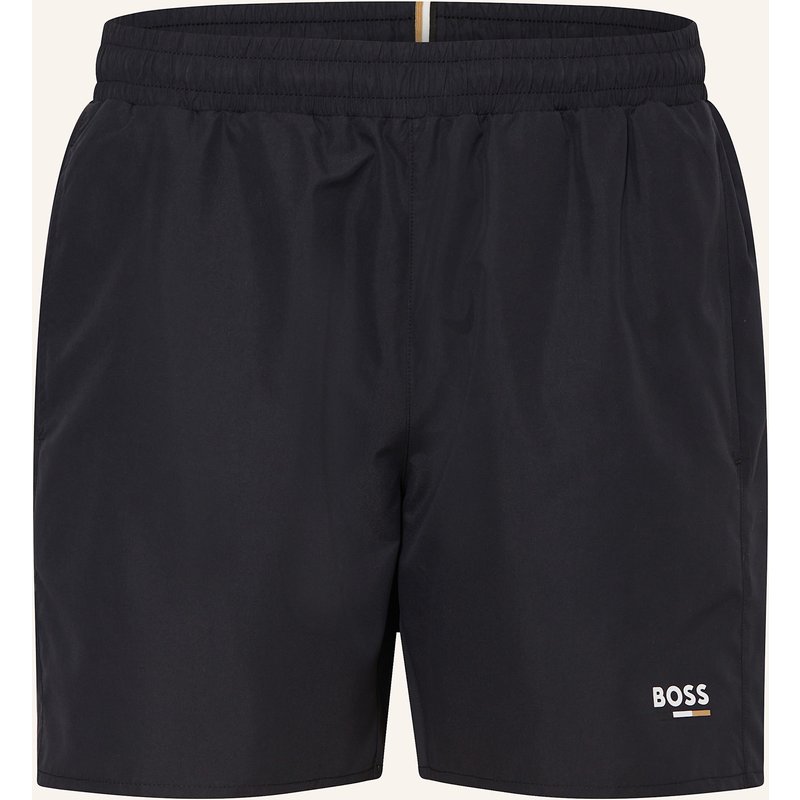 Boss Badeshorts Swordfish schwarz