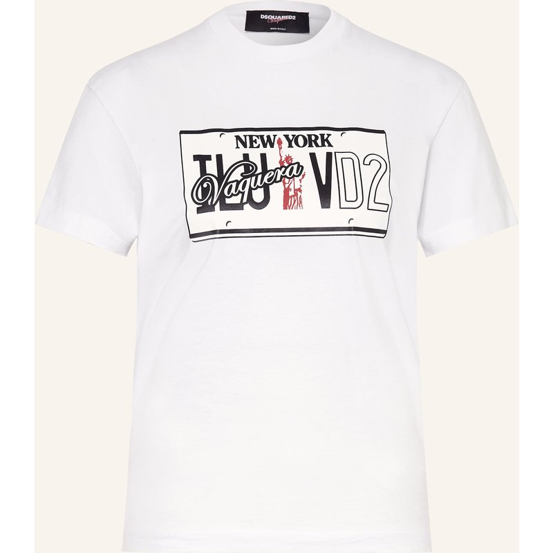 dsquared2 T-Shirt Vaquera weiss