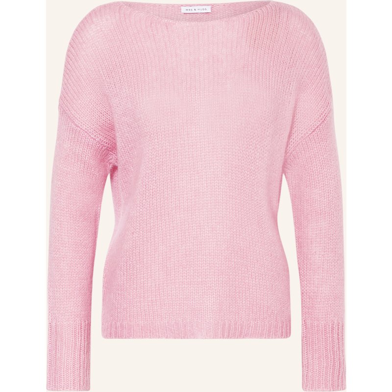 Mrs & Hugs Cashmere-Pullover rosa