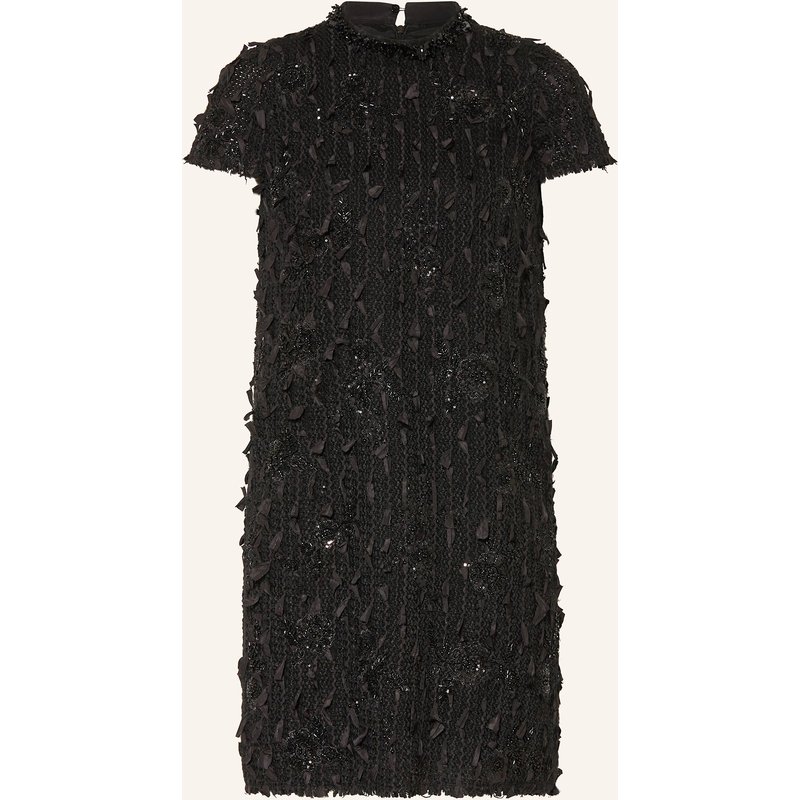 Luisa Cerano Cocktailkleid Mit Pailletten Und Schmuckperlen schwarz