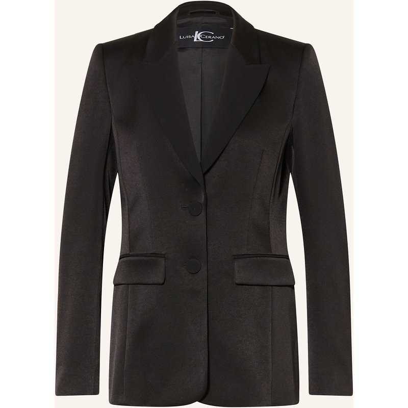 Luisa Cerano Satinblazer schwarz