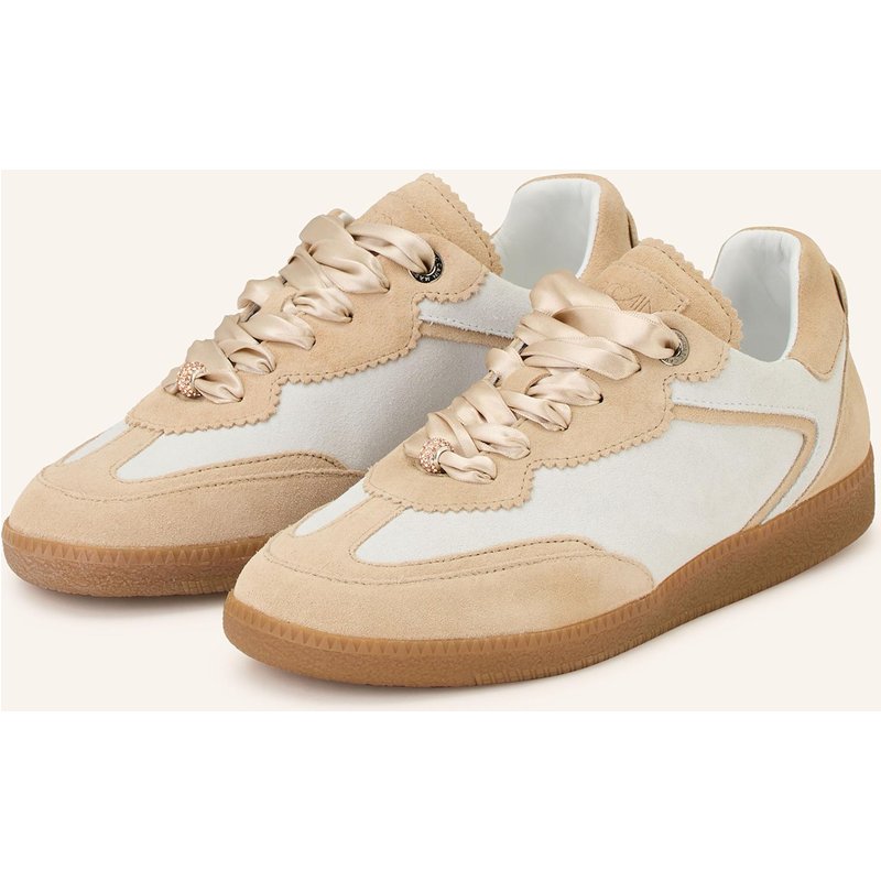 Marc Cain Sneaker Mit Schmuckstein beige
