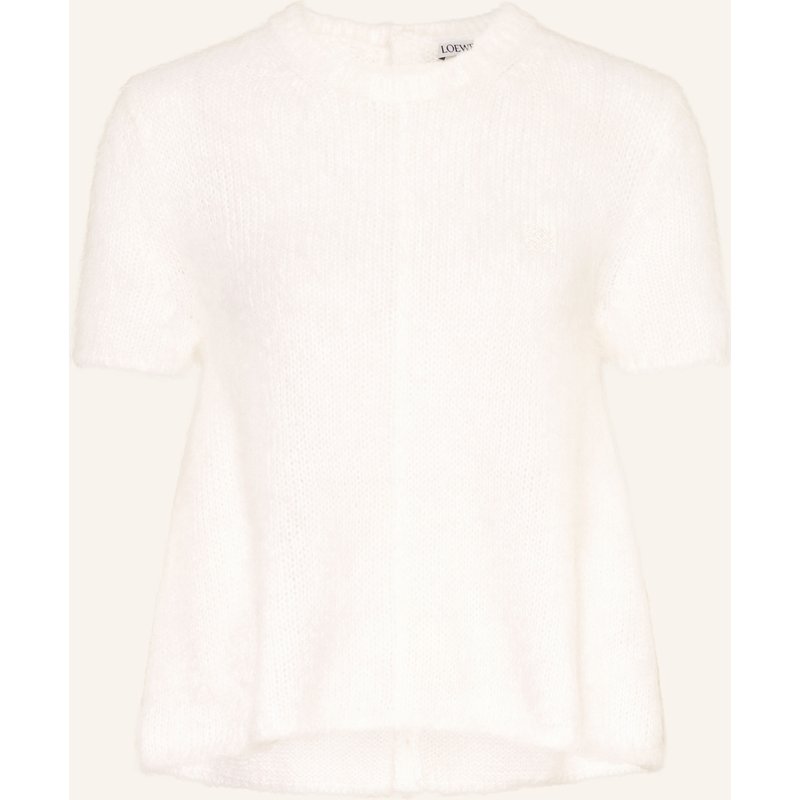 Loewe Strickshirt Mit Mohair weiss