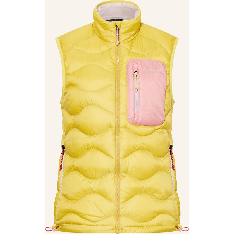 Peak Performance Daunenweste Helium Utility gelb