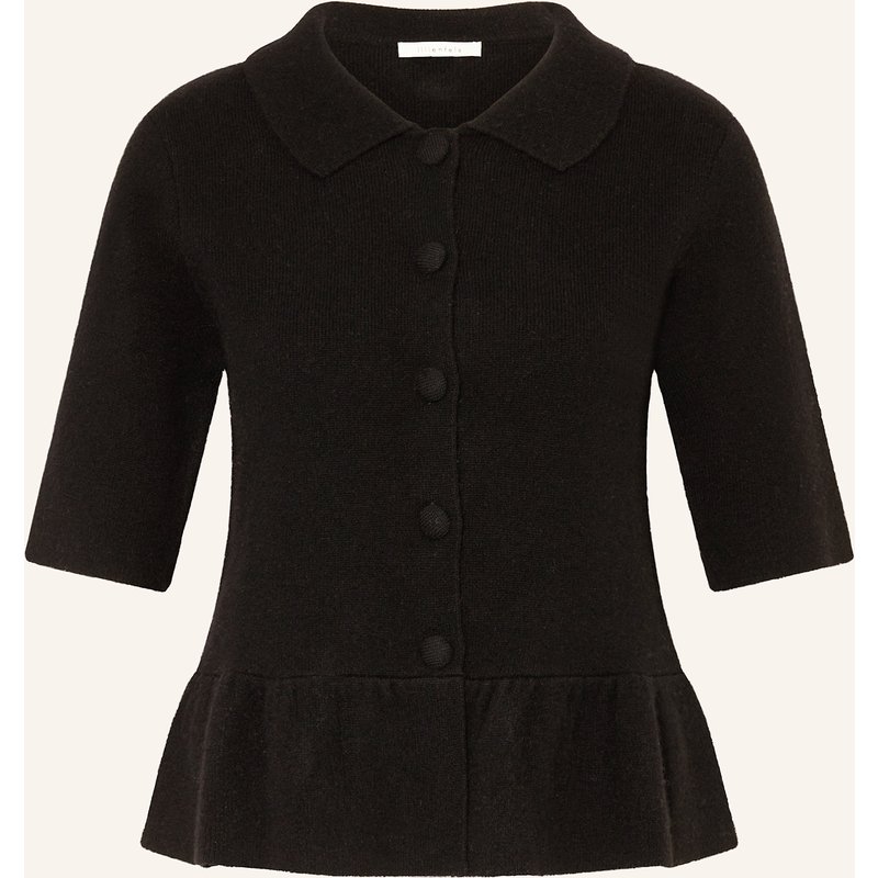 Lilienfels Strickjacke Mit 3/4-Arm Und Cashmere schwarz