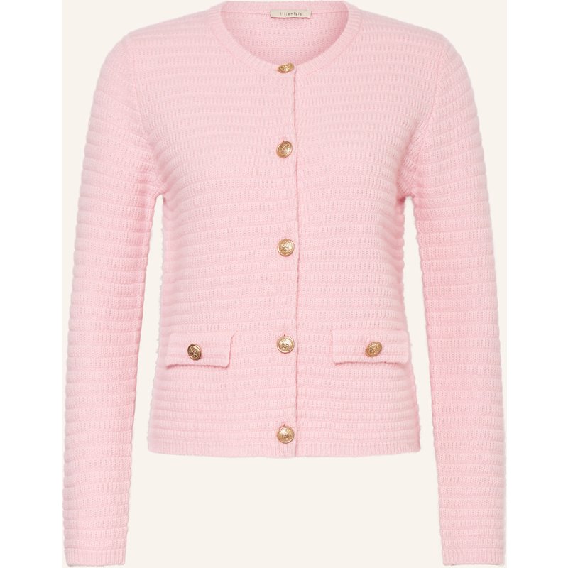 Lilienfels Strickjacke Mit Cashmere rosa