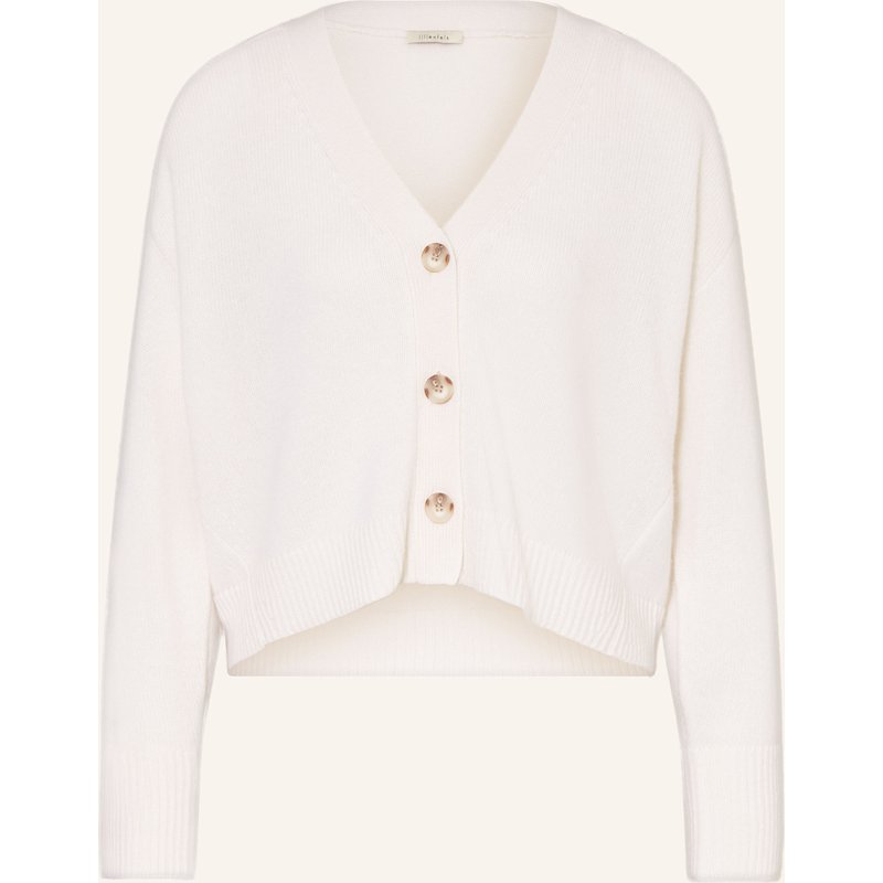 Lilienfels Strickjacke Aus Cashmere weiss
