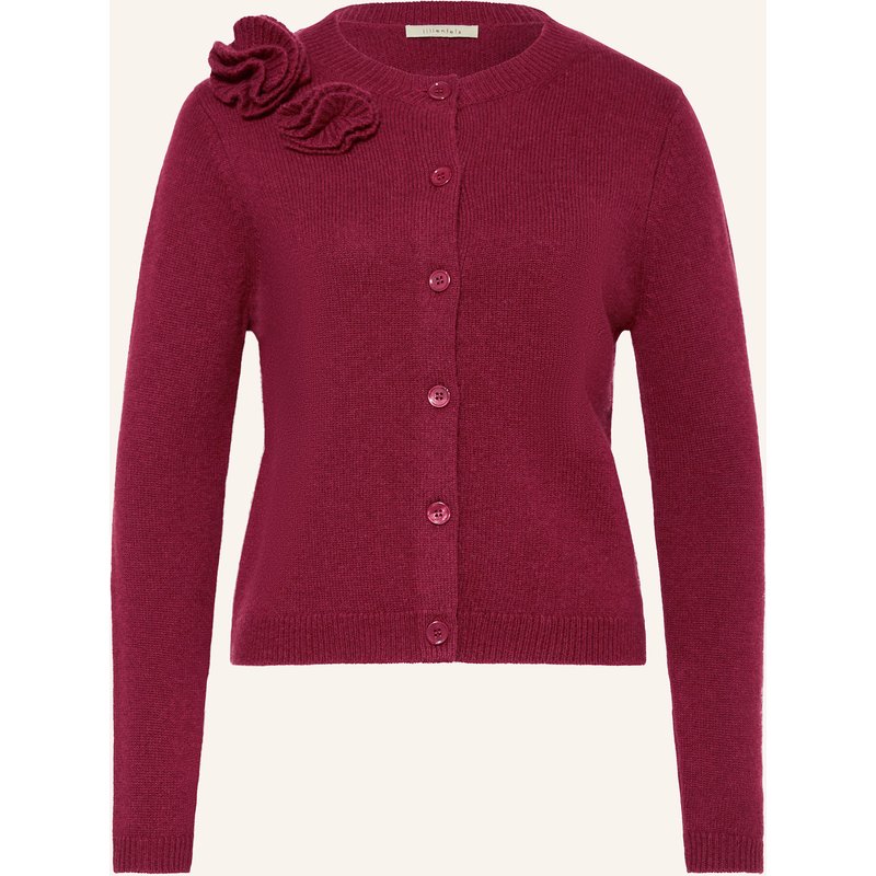 Lilienfels Strickjacke Mit Cashmere rot