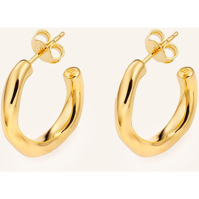 Ariane Ernst Creolen Floating Earrings Aus 925er Sterlingsilber gold