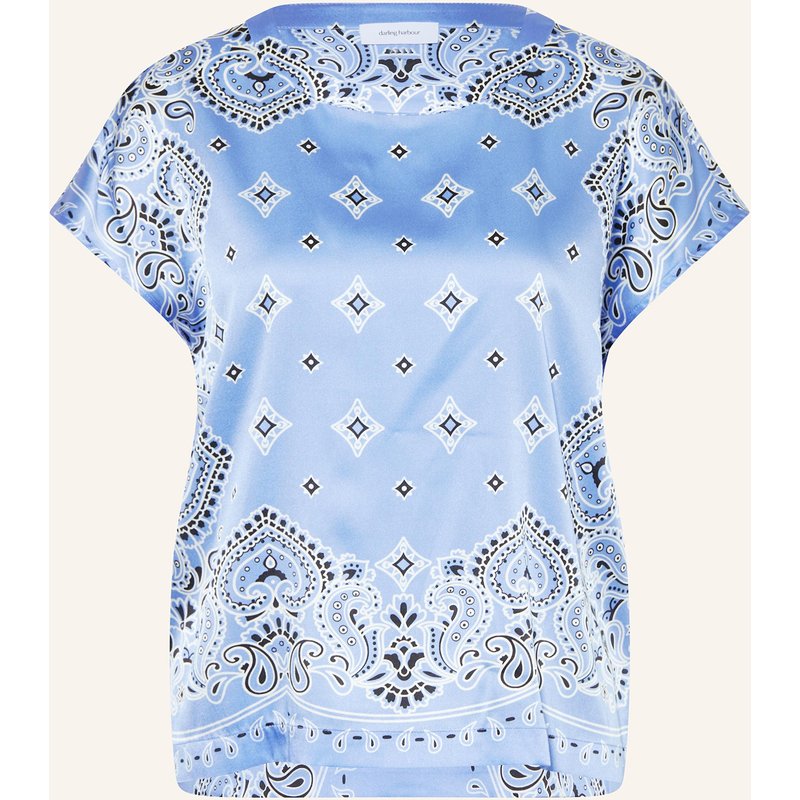 Darling Harbour Blusenshirt Aus Seide blau