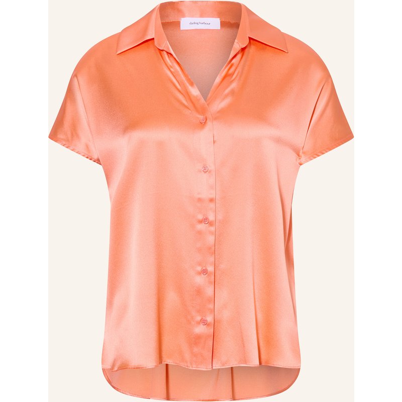 Darling Harbour Hemdbluse Aus Seide orange