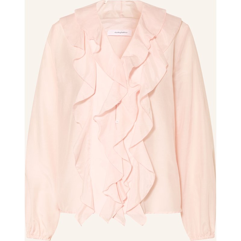 Darling Harbour Bluse Mit Rüschen rosa