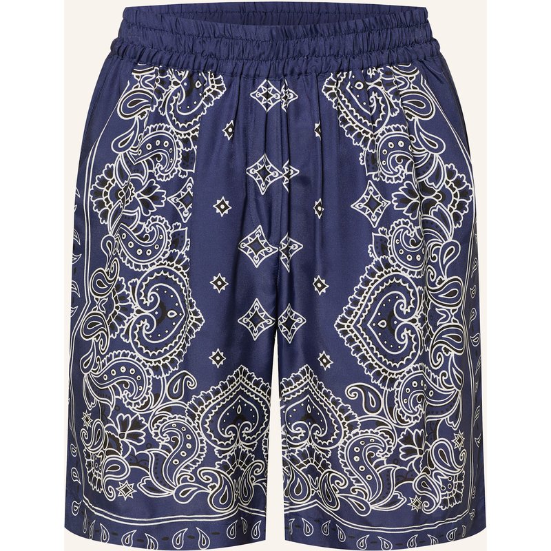 Darling Harbour Shorts Mit Seide blau