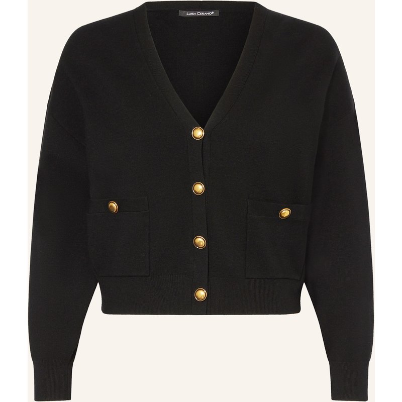 Luisa Cerano Strickjacke schwarz