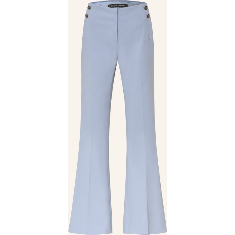 Luisa Cerano Bootcut-Hose blau