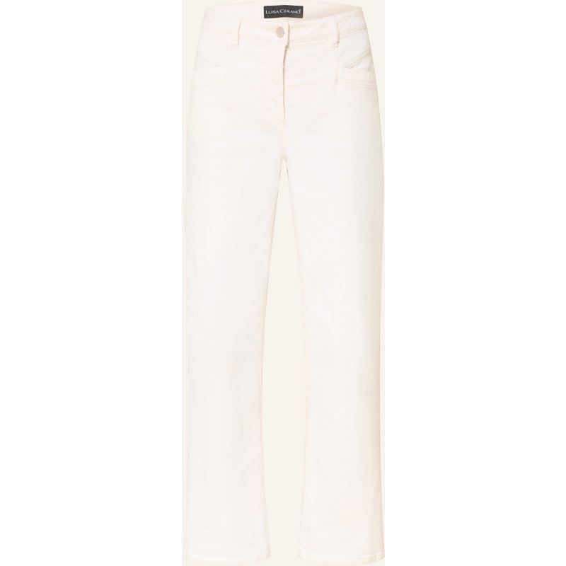 Luisa Cerano Straight Jeans weiss