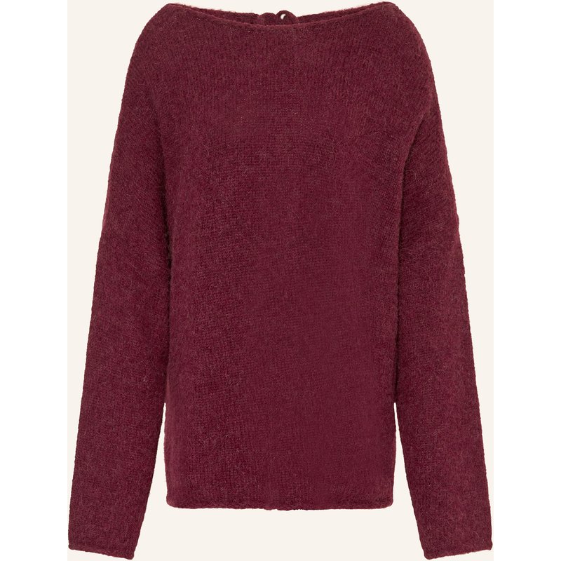 By Aylin Koenig Strickjacke Mana Mit Alpaka rot